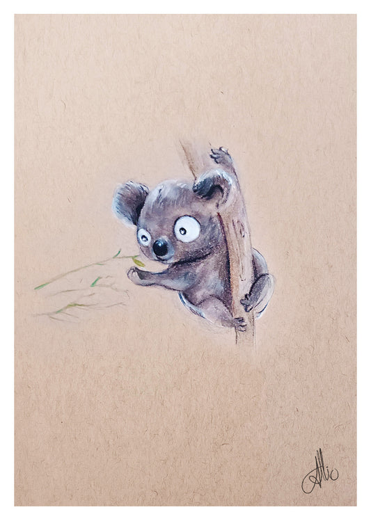 Koala arbre fomat A6
