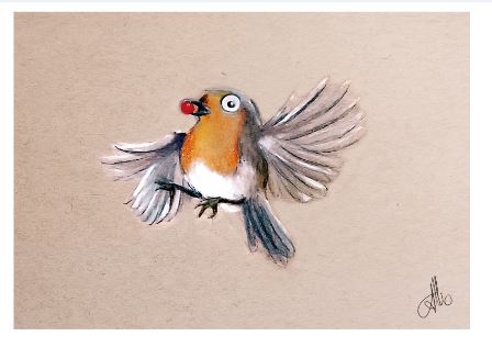 Oiseau vol Format A6